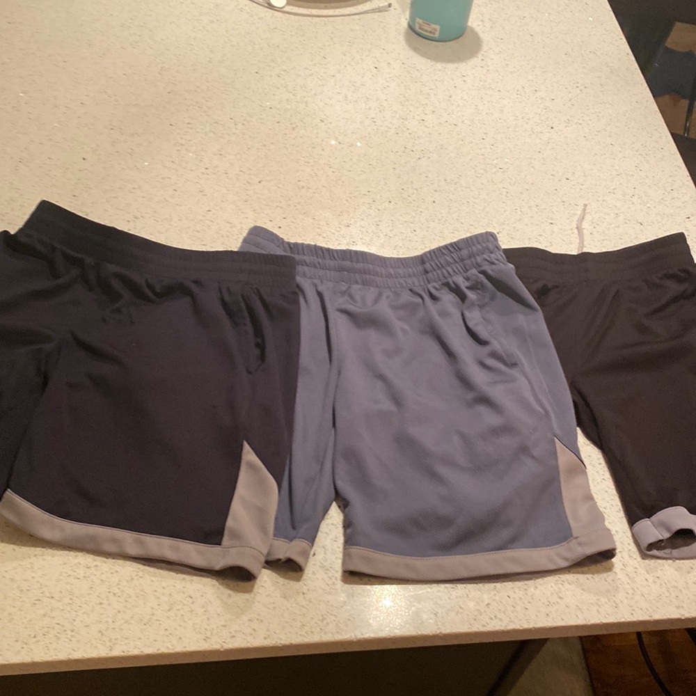 3 pack of youth athletic shorts | Size youth M